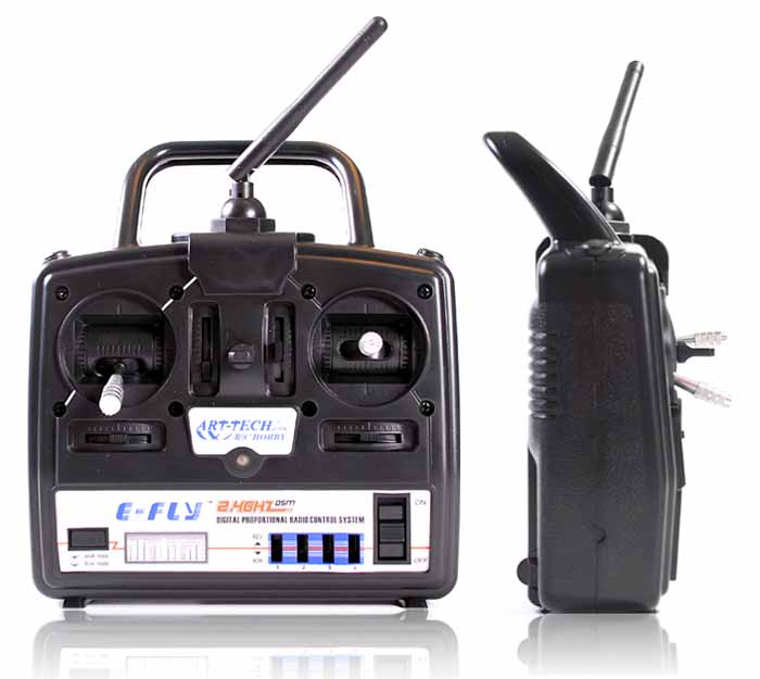 رادیور کنترل چهار کاناله - هلیکوپتر md500